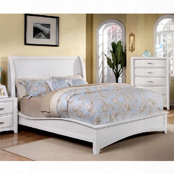 Furniture Of America Skye California King Panel Bed In White