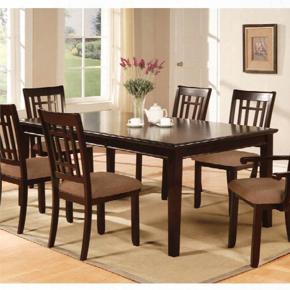 Furniture Of America Swali Dining Table In Dark Cherry
