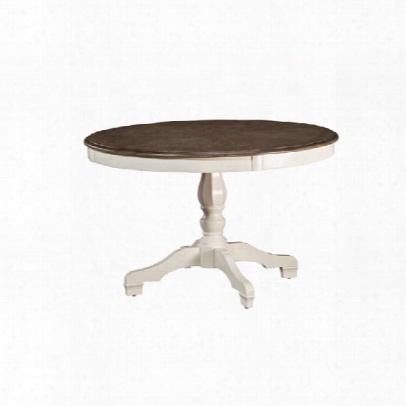 Hillsdale Bayberry 48 Round Dining Table In White