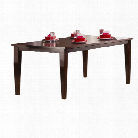 Hillsdale Park Avenue 82 Dining Table In Dark Cherry