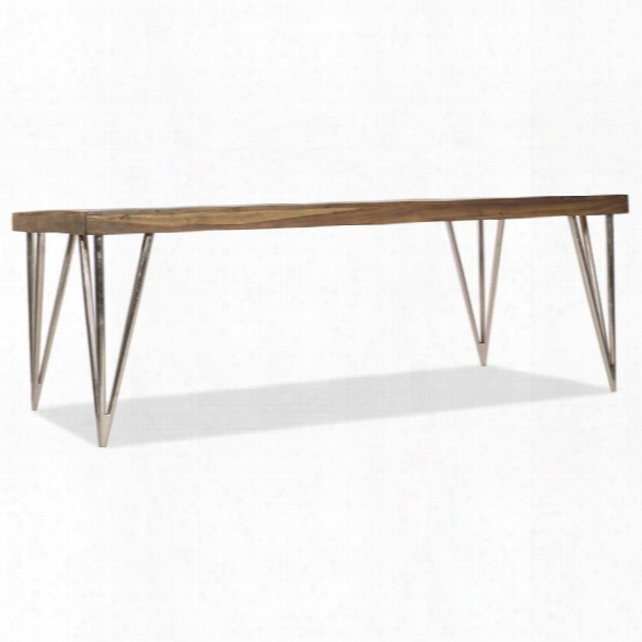 Hooker Furniture L'usine 84 Dining Table In Distressed Medium Wood
