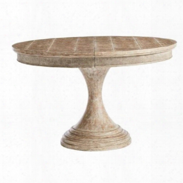 Juniper Dell Round Dining Table English Clay