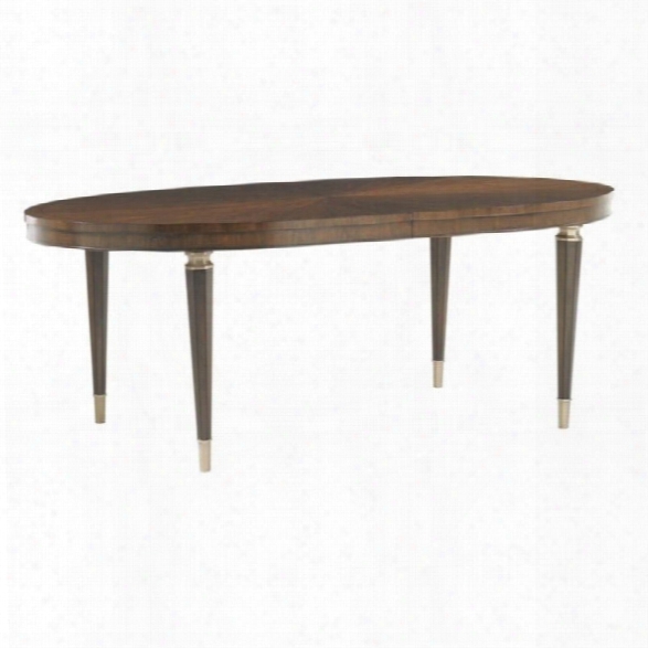 Lexington Tower Place Drake Oval Wood Dining Table In Walnut