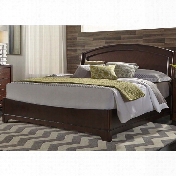 Liberty Furniture Avalon King Panel Bed In Dark Truffle