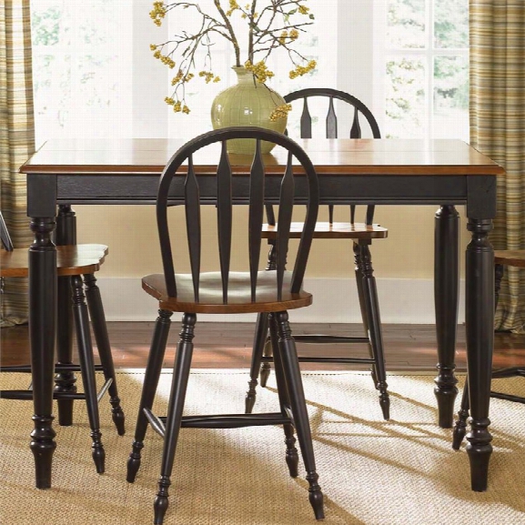 Liberty Furniture Low Country Counter Height Dining Table In Black