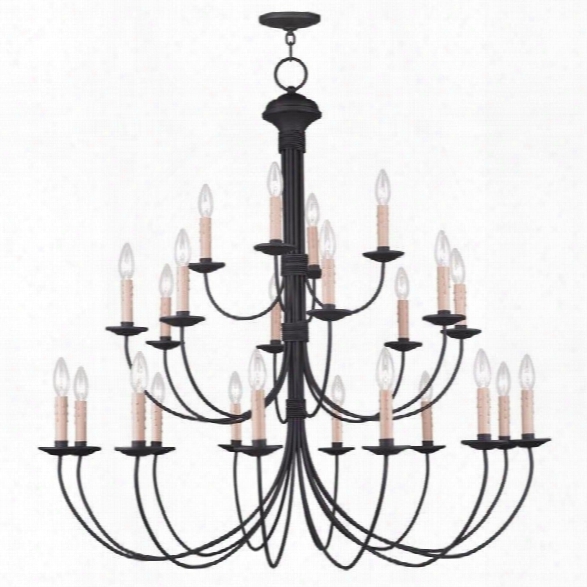 Livex Heritage Chandelier In Black