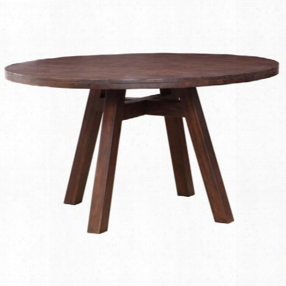 Modus Furniture Portland Round Dining Table In Walnut