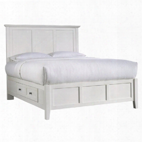 Modus Paragon California King 4 Drawer Storage Bed In White