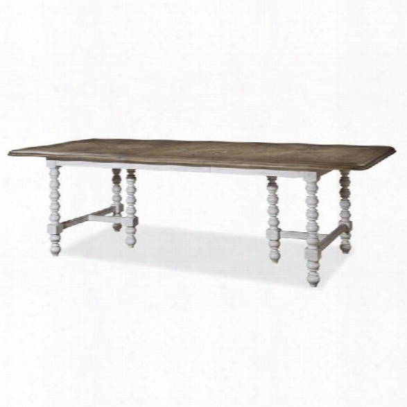 Paula Deen Home Dogwood Extendable Dining Table In Blossom