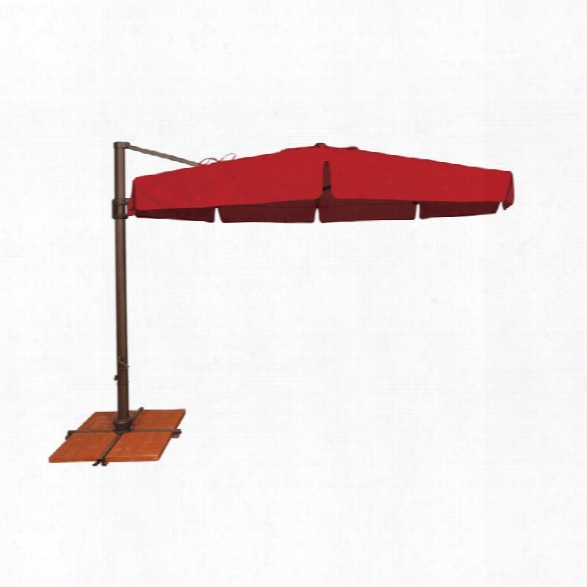 Simplyshade Bali Patio Umbrella In Jockey Red