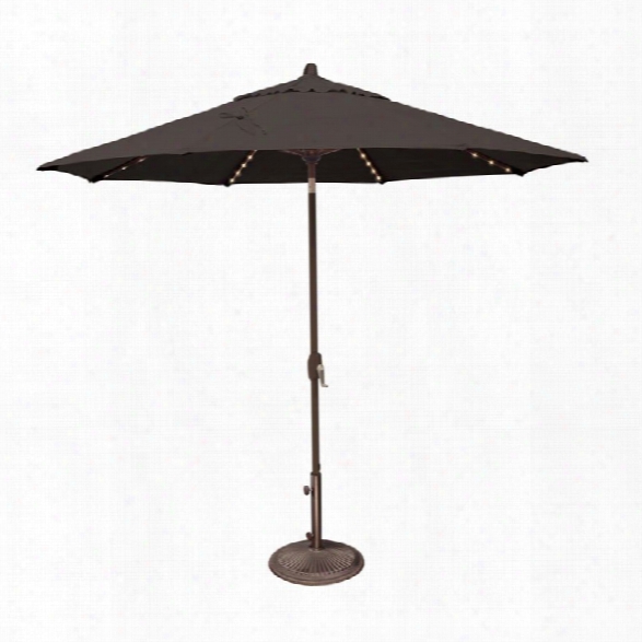 Simplyshade Lanai Pro Patio Umbrella In Black