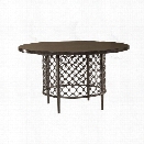 Hillsdale Brescello 54 Round Dining Table in Charcoal