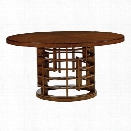 Tommy Bahama Island Fusion Meridian 60 Round Wood Dining Table