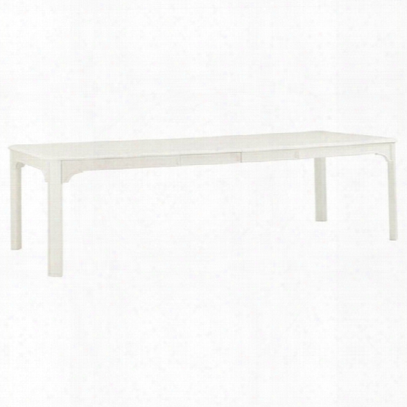 Tommy Bahama Home Ivory Key Castel Harbour Dining Table In White