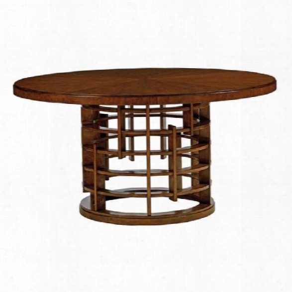 Tommy Bahama Island Fusion Meridian 60 Round Wood Dining Table