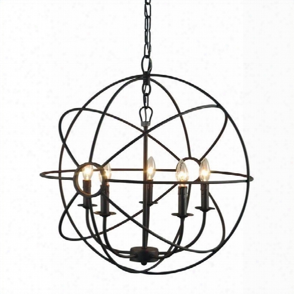 Yosemite Home Decor Shooting Star 5 Lights Mini Chandelier In Rustic