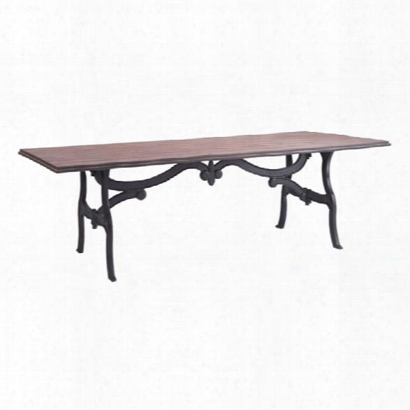 Zuo Bellevue Dining Table In Distressed Natural