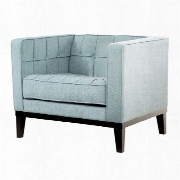 Armen Living Roxbury Chair In Spa Blue