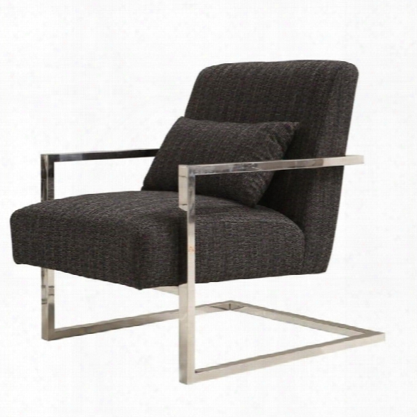 Amen Living Skyline Accent Chair In Charcoal