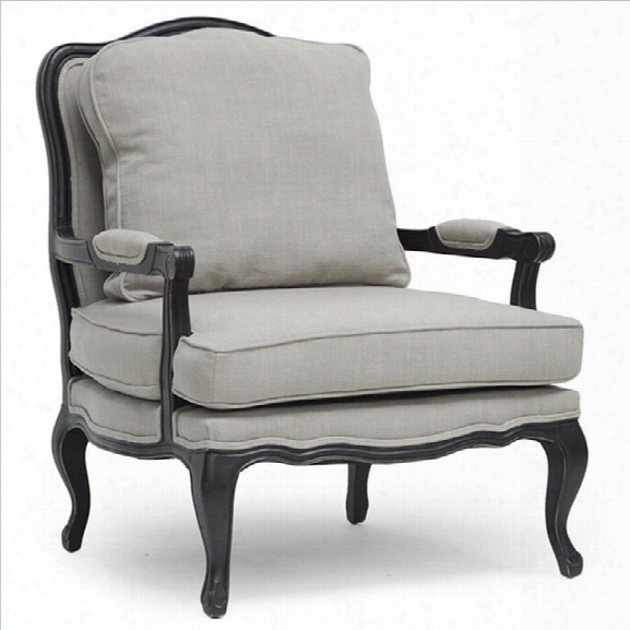 Baxton Studio Antoinette Classic Antique French Accent Chair In Beige