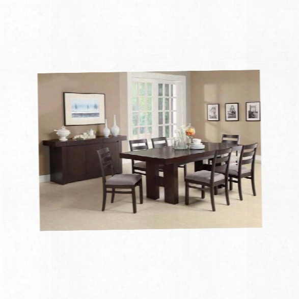 Coaster 5 Piece Dining Set In Cappuccino