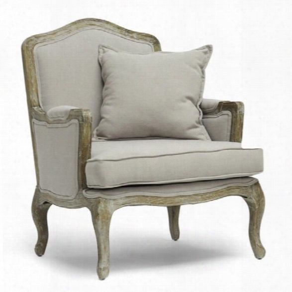 Constanza Classic Accent Arm Chair In Beige