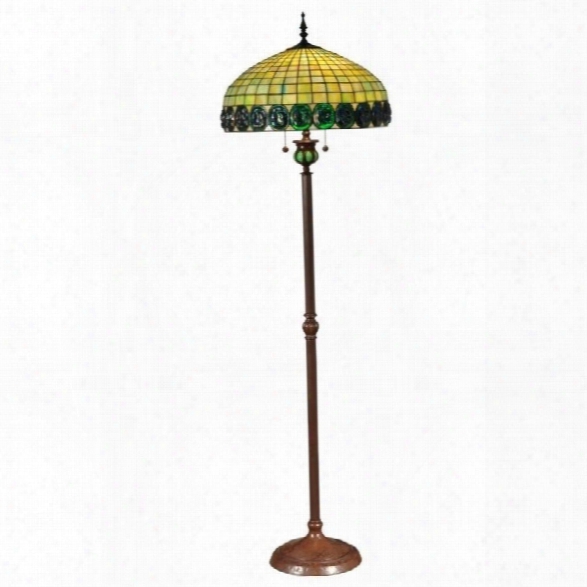 Dale Tiffany Neon Turtleback Floor Lamp