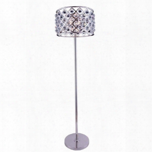 Elegant Lighting Madison 72 4 Light Royal Crystal Floor Lamp