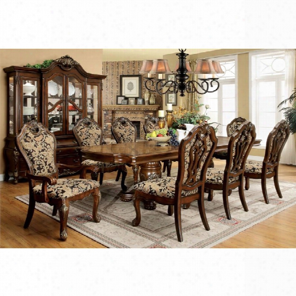 Furniture Of America Fruett 9 Piece Dining Set