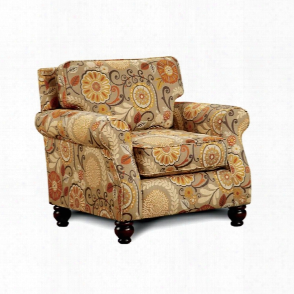 Furniture Of America Tayden Fabric Accent Chair In Tan