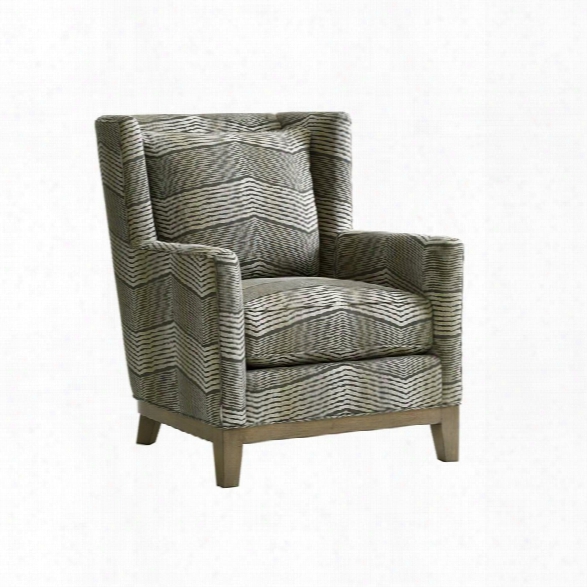 Lexington Shadow Play Atlas Chair In Geometric Gray