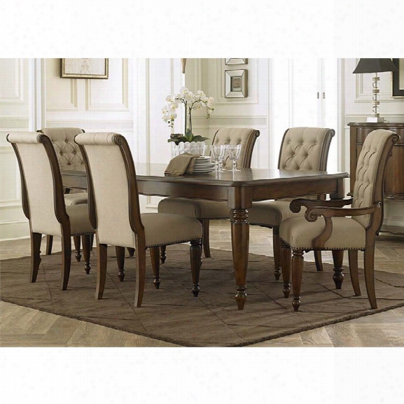 Liberty Furniture Cotswold 7 Piece Dining Set In Cinnamon