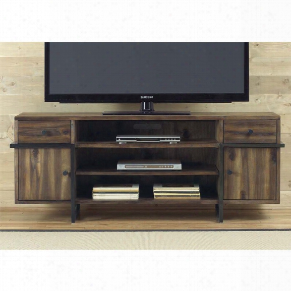 Liberty Furniture Paxton Tv Stand In Wire Brushed Bronze