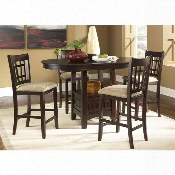 Liberty Furniture Santa Rosa 5 Piece Counter Height Dining Set