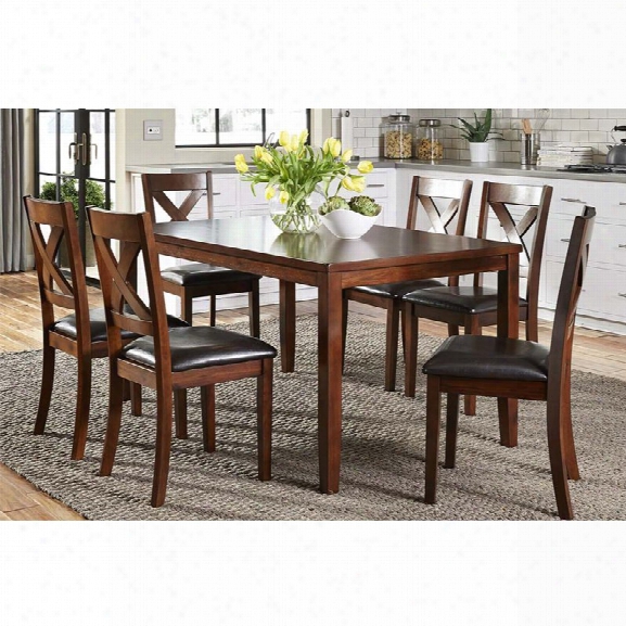 Liberty Furniture Thornton 7 Piece Dining Set In Russet