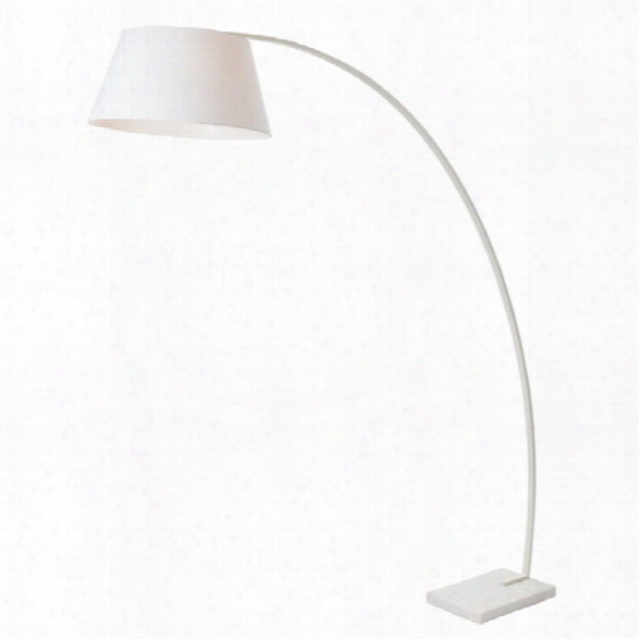 Nuevo Evan Floor Lamp In White