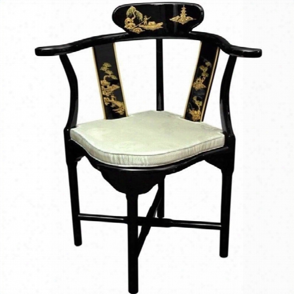 Oriental Furniture 34 Corner Chair