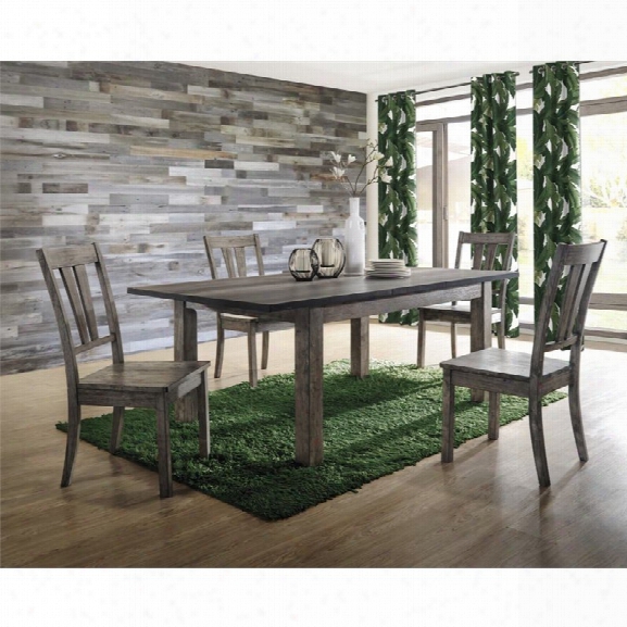 Picket House Furnihings Grayson 5 Piece Extendable Dining Set