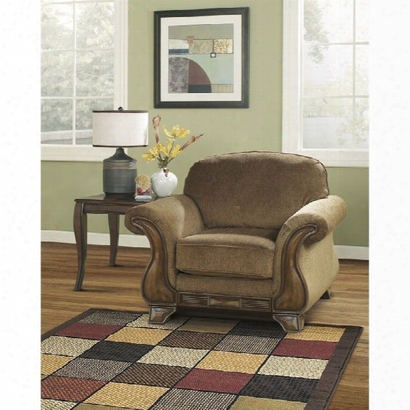 Signature Design By Ashley Furniture Montgomery Fabric Accent Chair In Mocha