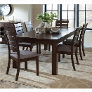 Coaster 5 Piece Dining Set in Stone Gray and Rustic Pecan