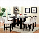 Furniture of America Jalen 9 Piece Counter Height LED Dining Set