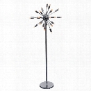 Nuevo Sputnik 24 Light Floor Lamp in Silver