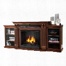 Real Flame Ashley Ent Center Ventless Gel Fireplace in Dark Espresso