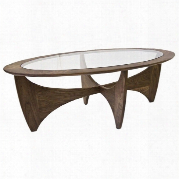 Aeon Furniture Angela Coffee Table In Walnut