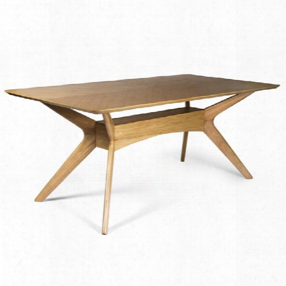 Aeon Furniture Simply Scandinavian Clemen Dining Table In Oak