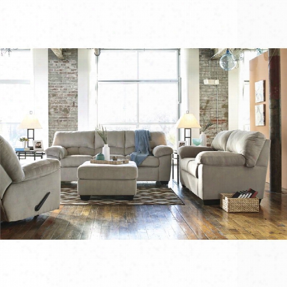 Ashley Dailey 4 Piece Sofa Set In Alloy