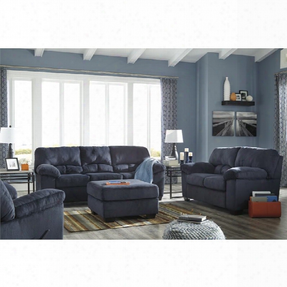 Ashley Dailey 4 Piece Sofa Set In Midnight