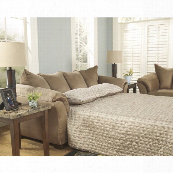 Ashley Darcy Full Sleeper Sofa Bed In Mocha