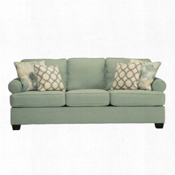 Ashley Daystar Fabric Queen Size Sleeper Sofa In Eafoam