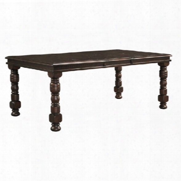 Ashley Gerlane Extendable Dining Table In Dark Brown